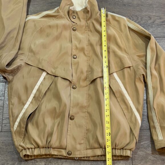 Vintage Descente International Collection Tan Full Zip Jacket - Men's Size Large - Picture 12 of 12